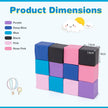 Bit – Skum Byggsten Soft Klätterbar Mjuk Kub Ljus – 12 – Lila
