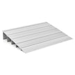 Dörrtröskelramp – hög infartsramp med justerbar aluminiumram halkfri påfartsramp – 13 cm – Silver