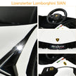 12V – Lamborghini barnbil med 2,4G fjärrkontroll 3-5km/h MP3 – Vit