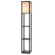 vånings – golvlampa Hylla Modern – 3 26 x 26 x 160 cm – Svart