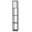 vånings – golvlampa Hylla Modern – 3 26 x 26 x 160 cm – Svart