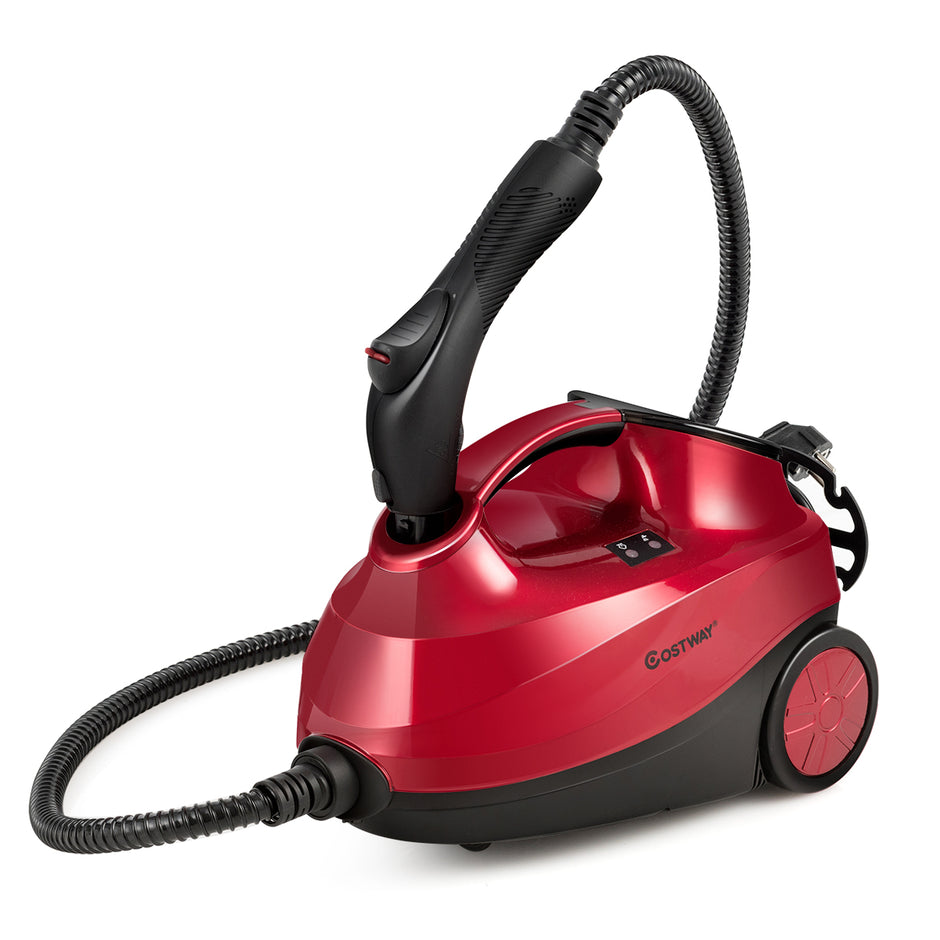 Ångtvätt – Ångkvast 2000W med tillbehör – 18 – Röd
