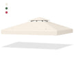 Ersättningsöverdrag – altantak för dubbelvåningspaviljong – 300 x 300 cm – Beige
