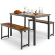 Matbord – med bänkar matsalsset om köksbord för personer + – 2 3 110 x 70 cm 4 – Kaffe