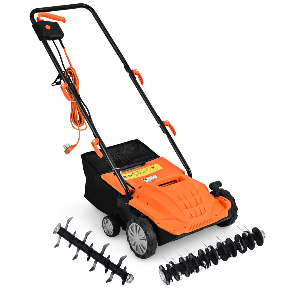 Elektrisk – markör gräsmatta luftare 1500W i och – 2 1 104,5 x 51 x 103 cm – Orange