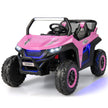 Barnbil – Mobil terrängfordon med säten och fjärrkontroll – 2 118 x 74 x 71 cm – Rosa
