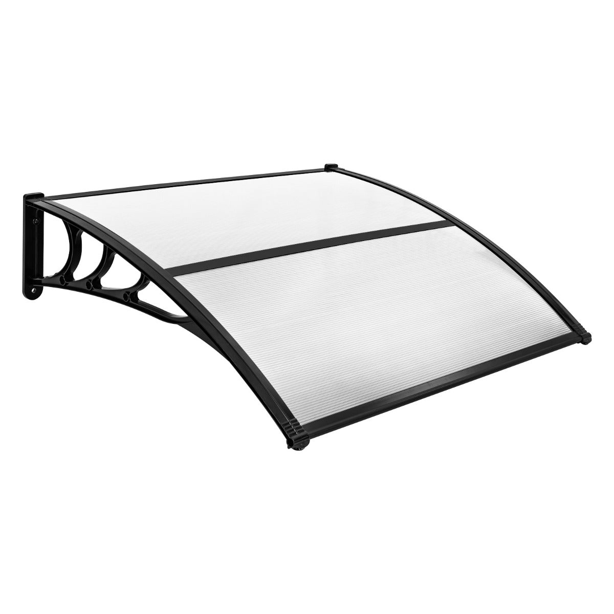 Kapell – för ytterdörr pent – 122 x 99 cm – Grå-svart