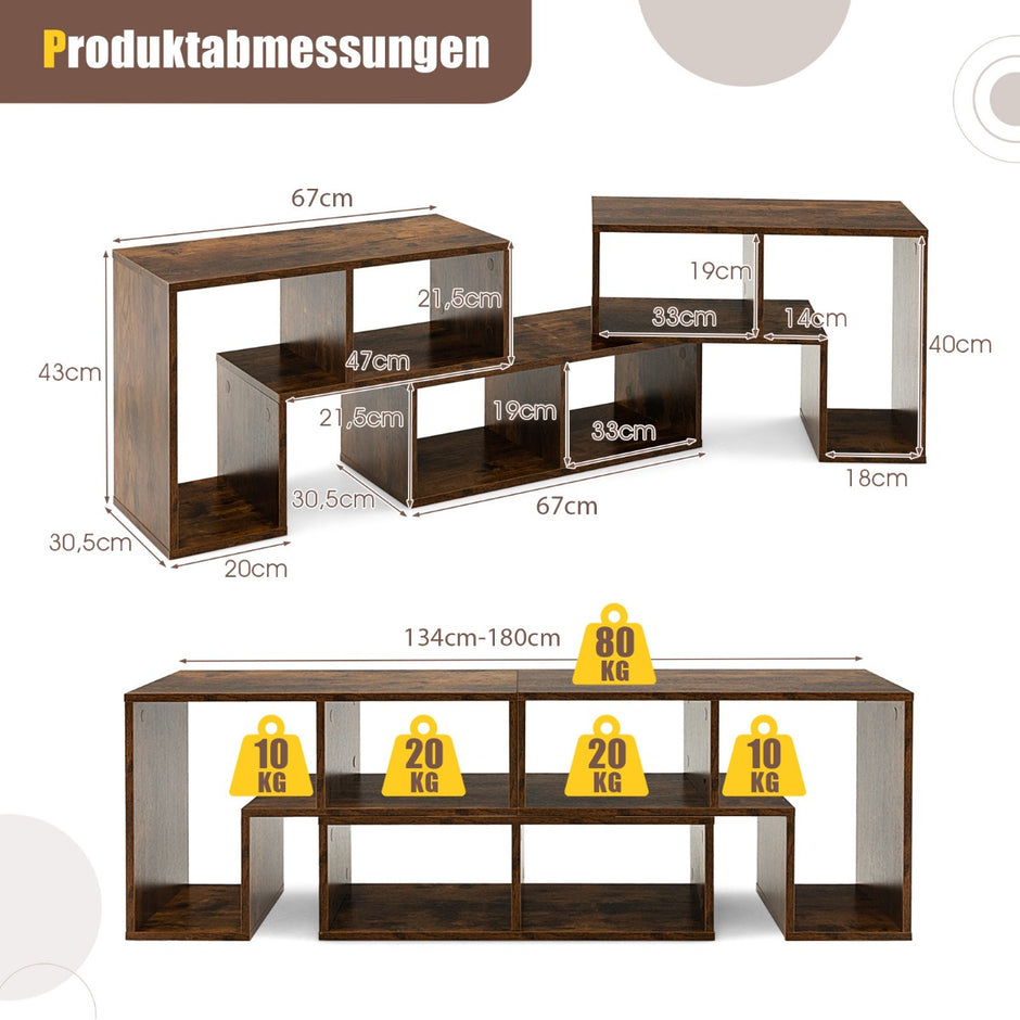 delat – TV skåp i trä för apparater upp till 65