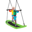 Bogunga – barnträdsgunga med justerbar rephängande – 100-180 cm 123 x 45 cm – Grön