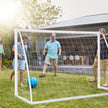 Barnfotbollsmål – för spel och träning av tonåringar från år – 6 180 x 120 cm – Vit