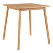 Matbord – i bambus, fyrkantigt träbord köksbord för personer – / 2-4 70 x 70 cm – Natur