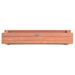 Upphöjd – trädgårdsbäddskruka gjord av granträ för – 91,5 x 18 x 16 cm – Brun