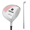 Dam – Golf Driver 460CC i aluminium för högerhänta, med grafitskaft och klubbskydd – Rosa