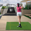 Golfträffmatta – gummi tees och justeringspinnar tee positioner Tjocklek – 2 2 6 152 x 117 cm 27 mm – Grön