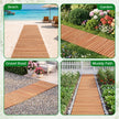 Golfnät – golfövningsnät med måltavla vikbara sidodelar och golvnät – 300 x 214 x 225 cm – Natur