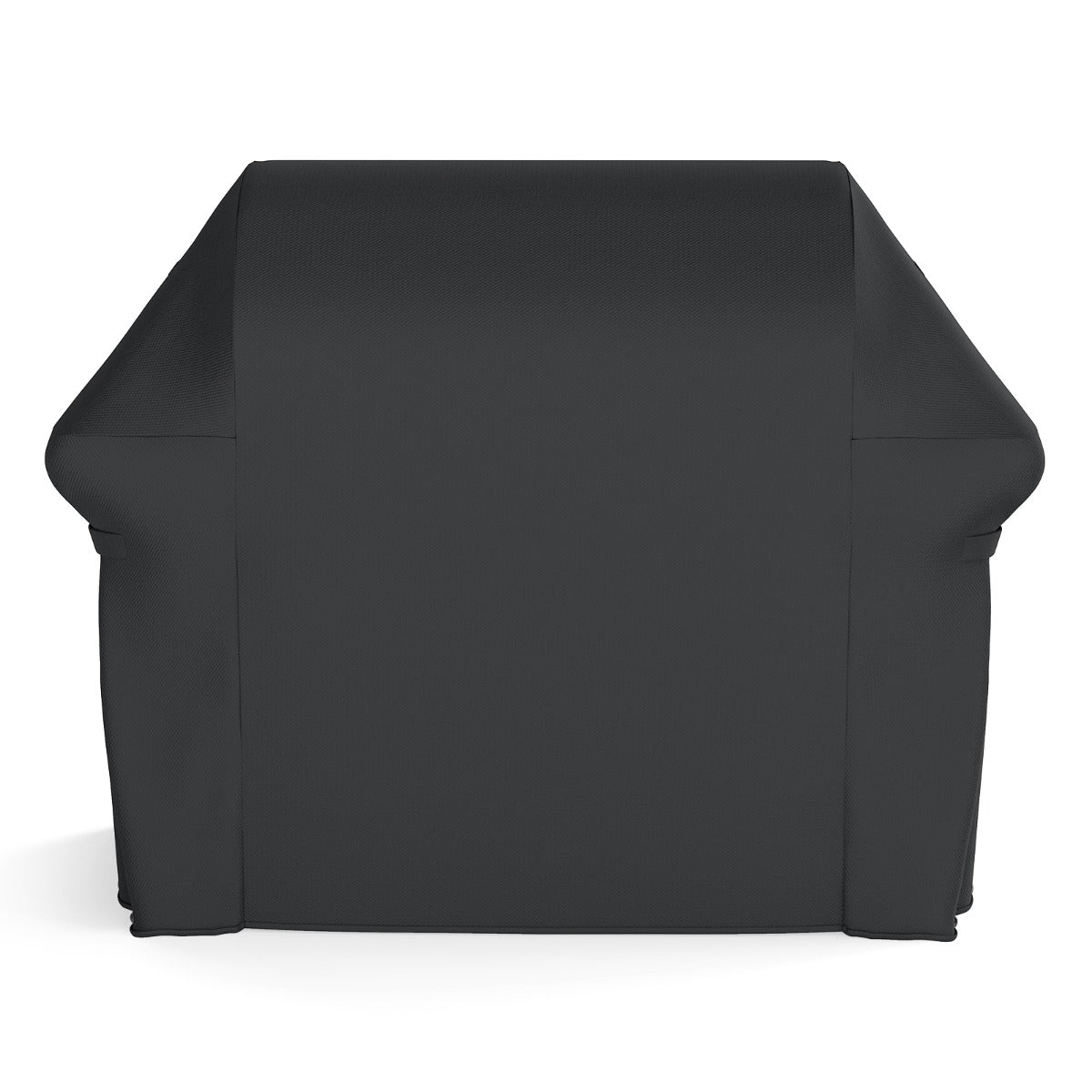 Grillskydd – med dragkedja och klettslutning, vattenbeständig, slitagebeständig, utomhus skyddshölje – Svart
