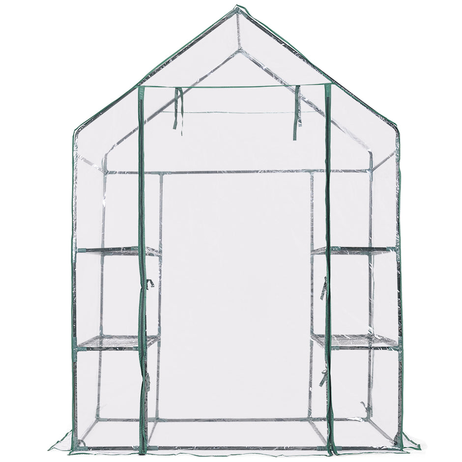 Växthusfolie – växthusväxthusväxthus tomathus – 143 x 73 x 195 cm – Genomskinlig