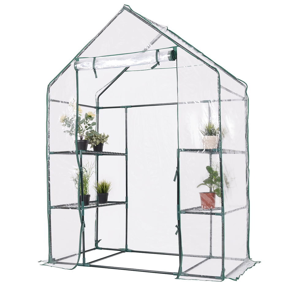 Växthusfolie – växthusväxthusväxthus tomathus – 143 x 73 x 195 cm – Genomskinlig