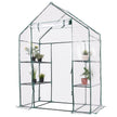 Växthusfolie – växthusväxthusväxthus tomathus – 143 x 73 x 195 cm – Genomskinlig