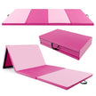 Mjuk – golvmatta av konstläder med klätterfäste och bärhandtag – 300 x 117 x 5 cm – Rosa