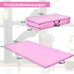 Vikbar – mjuk golvmatta med kardborrefäste och bärhandtag – 2 240 x 120 x 5 cm – Rosa