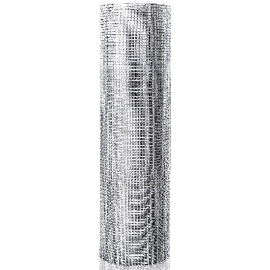 Järnnätstyg – med öppningar som trädskyddsstöd – 7 x 7 mm 0,9 x 15 m – Silver