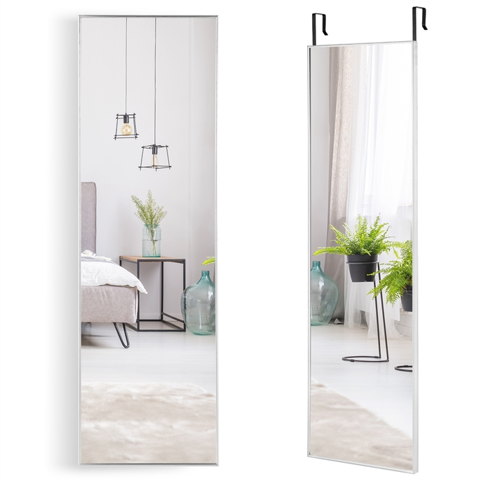 Hängspegel – Hellängdsspegel med ram – 120 x 37 x 2 cm – Svart