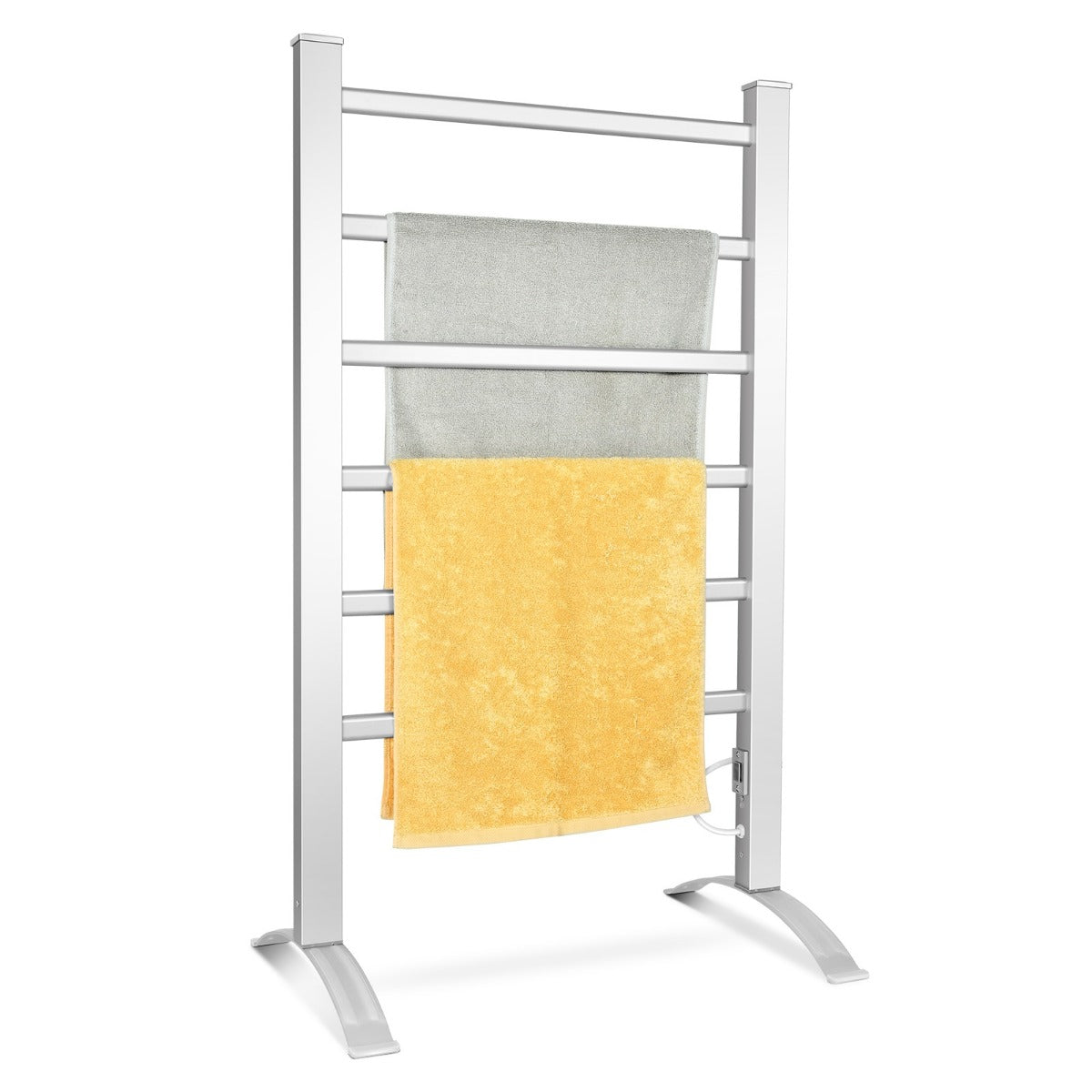 Handdukstork – Multifunktionell elektrisk med bars – 6 – Silver