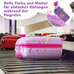 delat – set Barnbagageset tums rullväska med ryggsäck och nackkudde bagagelapp lunchlåda – 5 16 – Rosa