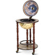 Solid – Wood Globe Mini Bar Hem Flaskställ – Natur