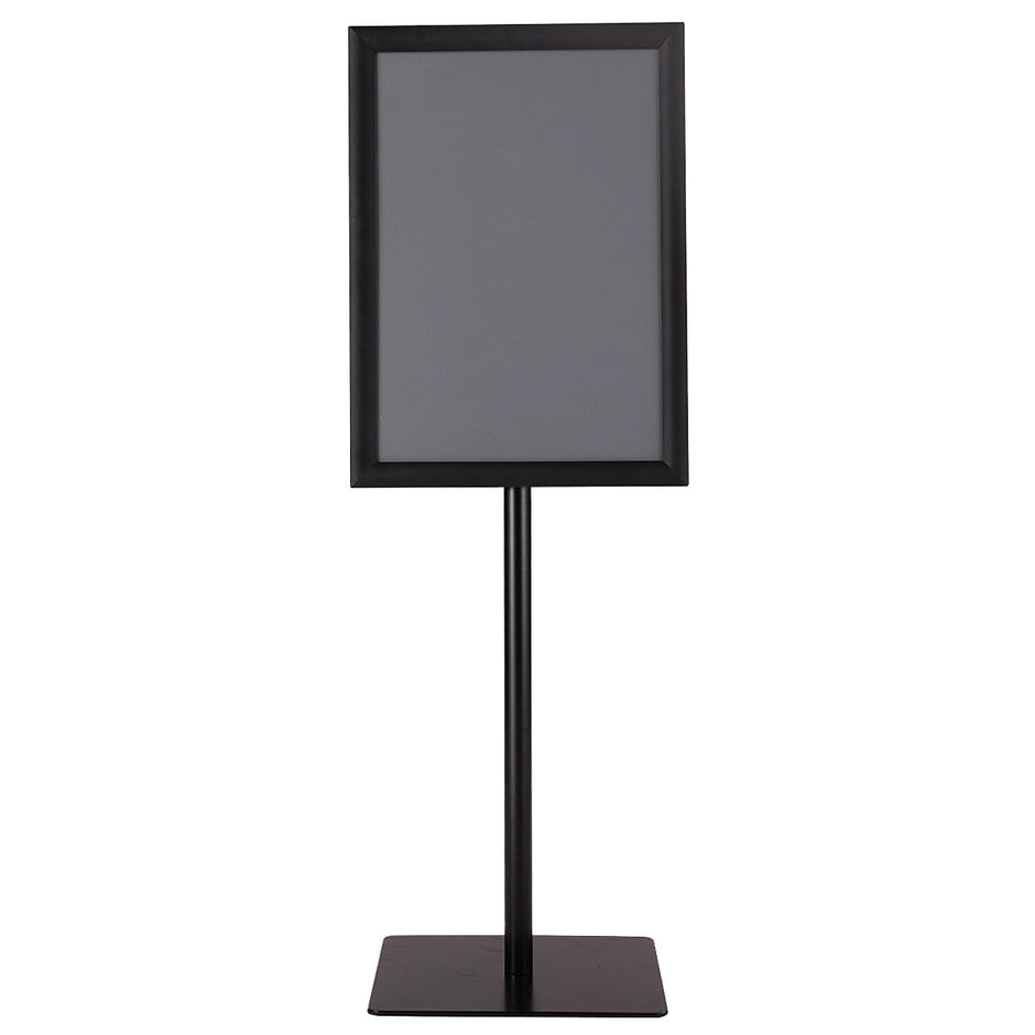 Info – Stativ A3 Höjdjusterbar Avtagbar Affisch Silver/ – 42 x 29,5 cm – Svart
