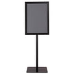 Info – Stativ A3 Höjdjusterbar Avtagbar Affisch Silver/ – 42 x 29,5 cm – Svart