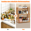 vånings – kryddställ i bambu med justerbar hylla – 3