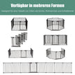 Elements – Playpen Dog Barrier – 8 500 x 75 cm – Svart