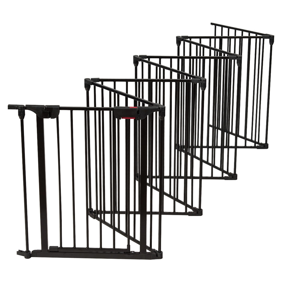 Elements – Playpen Dog Barrier – 8 500 x 75 cm – Svart