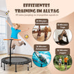 Vikbar – ministudsmatta med höjdjusterbart handtag Barnstudsmatta – Ø 117 cm – Orange
