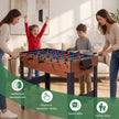i – Spelbordsset Multifunktionellt med Fotbollsbord Hockey Biljard Bordtennis Natur+ – 15 1 – Svart