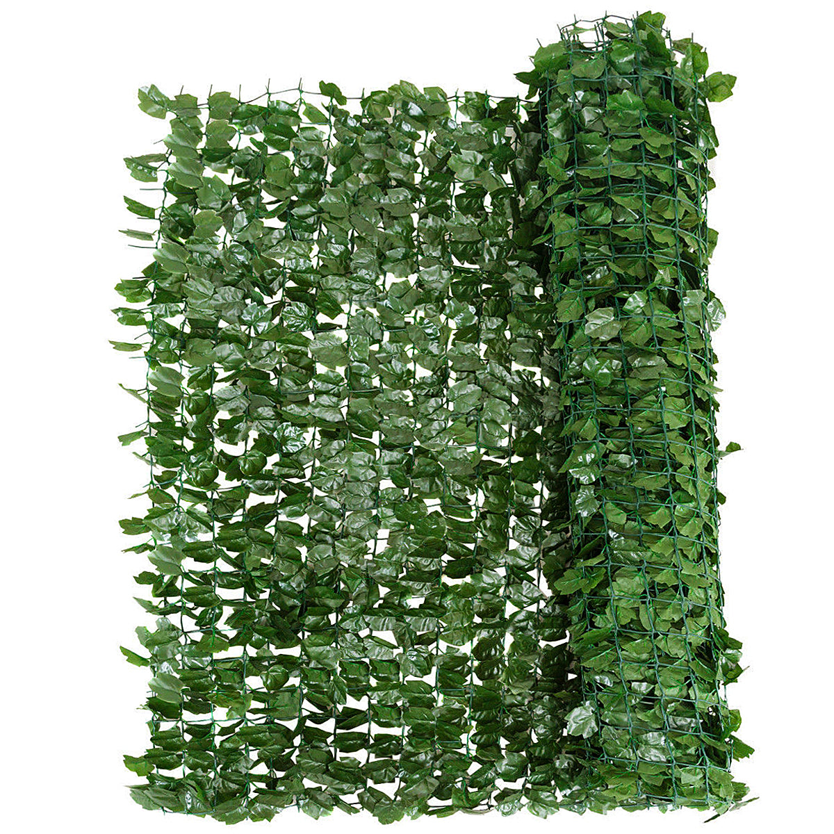 Artificiell – murgröna Garden Privacy Screen Balkong Leaf Look Windbreak – 150 x 240 cm – Grön