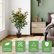 Konstgjord – Camellia Tree Fake Blommande Plant + – Grön