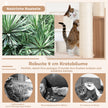 vånings – kattträd med mysiga mattor och grotta kattbåge – 6 176 cm – Beige