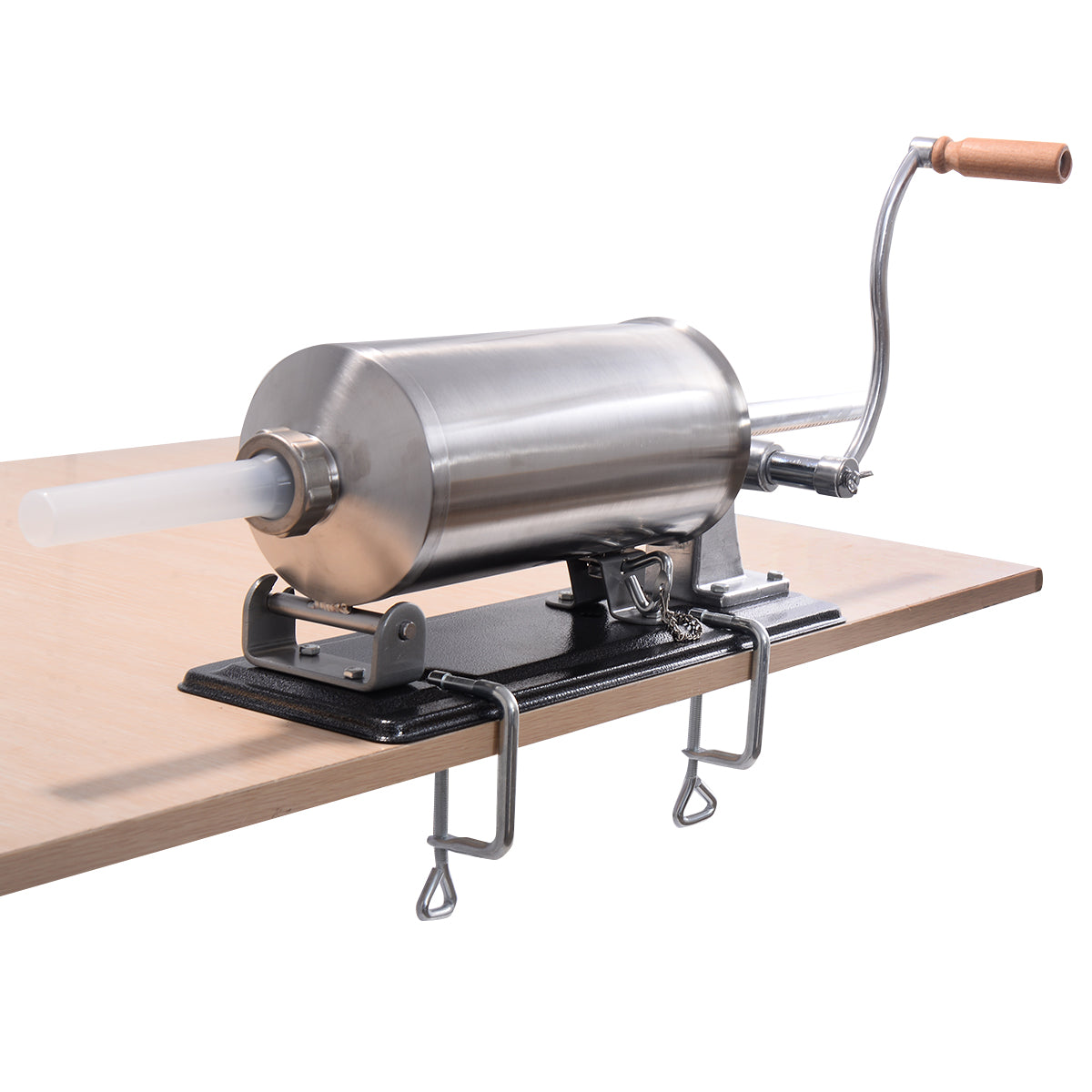 Korvfyllare – korvmaskin korvpåfyllningsmaskin korvspruta korvpress – 4 kg – Silver