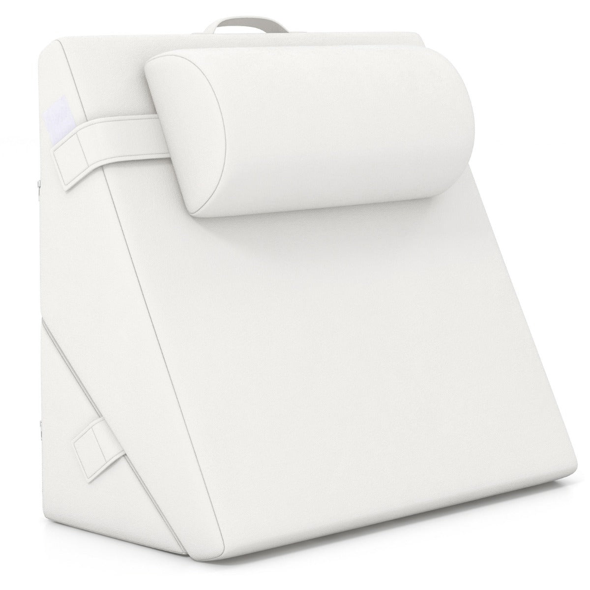 Multifunktionell – kilkudde med nackstöd Memory Foam Ryggkudde Off White – 57 x 30 x 53 cm – Vit