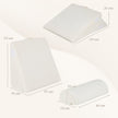 Multifunktionell – kilkudde med nackstöd Memory Foam Ryggkudde Off White – 57 x 30 x 53 cm – Vit