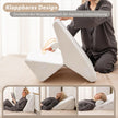 Multifunktionell – kilkudde med nackstöd Memory Foam Ryggkudde Off White – 57 x 30 x 53 cm – Vit