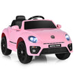 VW Beetle – barnbil med musik och ljuslägen inkl 2,4G Fjärrkontroll – 2 – Rosa