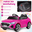 Licensierad – Audi SQ8 Barnbil 12V elfordon med fjärrkontroll – Rosa