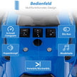 12V – Electric Kids Quad med musikhorn och LED strålkastare Blue – Blå