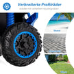 12V – Electric Kids Quad med musikhorn och LED strålkastare Blue – Blå