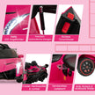 Lamborghini – elbil för barn med fjärrkontroll och LED strålkastare horn musik – Rosa