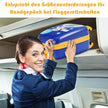 delat – barn resväska set med astronautmönster ryggsäck och – 2 27 x 20 x 43 cm – Mörkblå